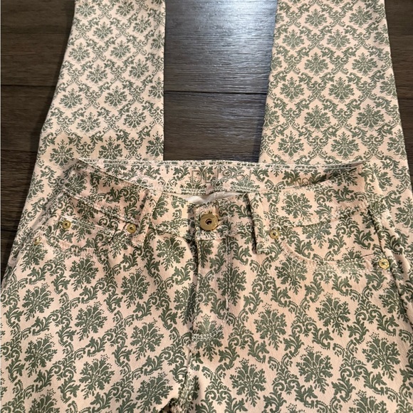 DL1961 PREMIUM DENIM Mid-Rise ANGEL Newport SKINNY Floral Ankle JEANS ( 26) - Picture 6 of 9